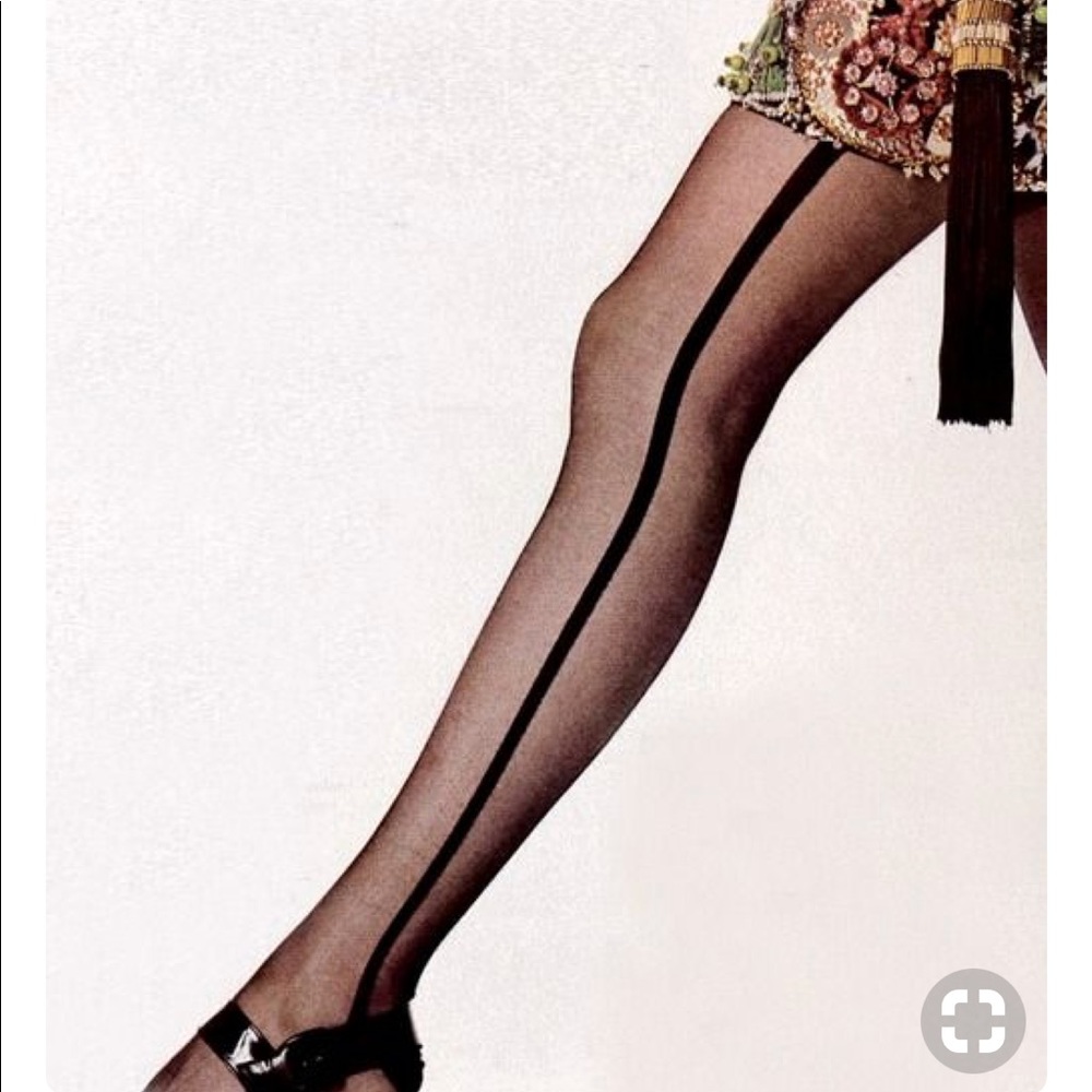 Laundry By Shelli Segal Tuxedo Side Seam Tights - Picture 2 of 7